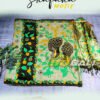 Set Kamen Bali & Selendang Sutra Viscose Premium ATBM motif Shafana Sage Green