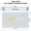 Set Kamen Bali & Selendang Sutra Viscose Premium ATBM motif Shafana Dongker