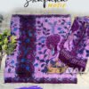 Set KamenBali & Selendang Sutra Viscose Premium ATBM Shafana motif LAVENDER