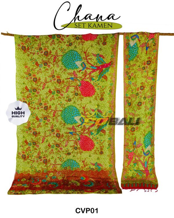 Set Kamen Motif Chana Sutra Viscose Premium Semi ATBM By SQ Bali.