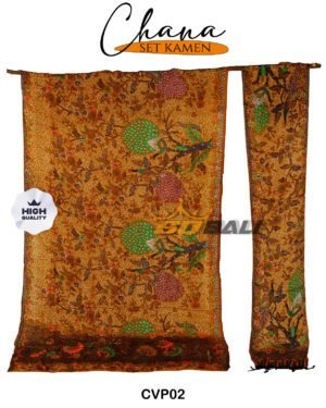 Set Kamen Motif Chana Sutra Viscose Premium Semi ATBM By SQ Bali.