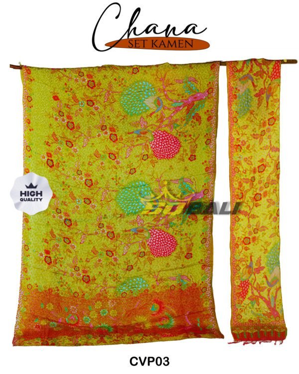 Set Kamen Motif Chana Sutra Viscose Premium Semi ATBM By SQ Bali.