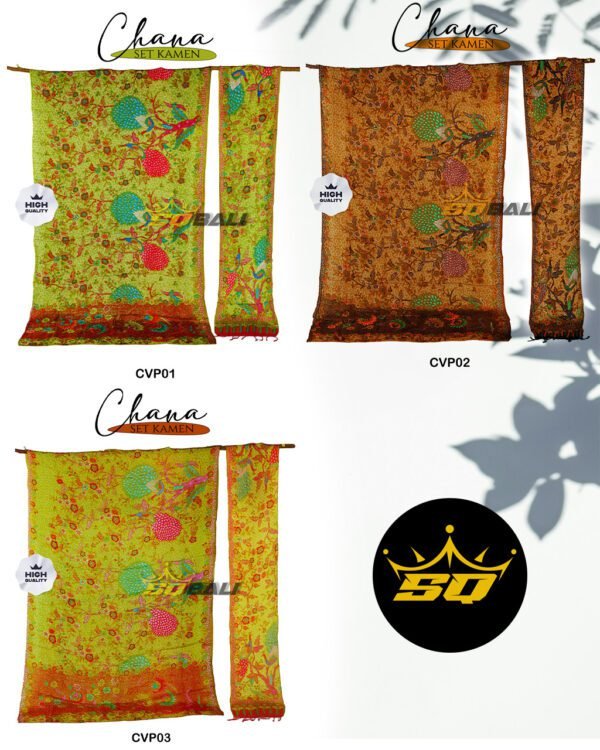 Motif Chana Set Kamen Viscose Brown